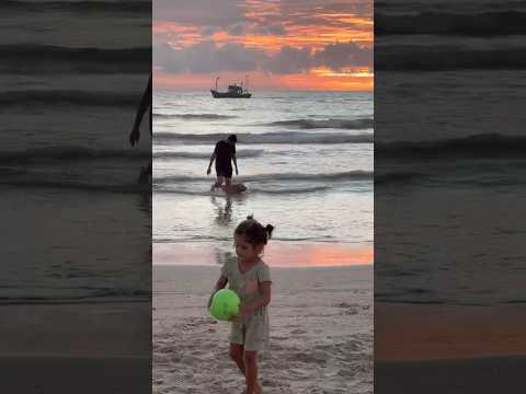 Magical Sunset at the Beach! 🌅🦀 | Fun Time for Kids