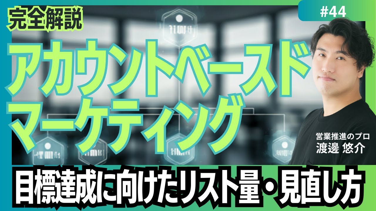【完全解説】#44　ABM アカウントベースドマーケティング