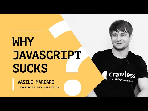 Why Javascript sucks | AaHa Inc interview with Vasile Mardari