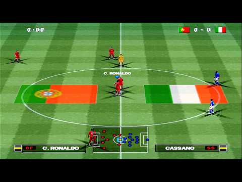 PES 2013 - Portugal vs Italy | PS2