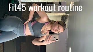 Fit45 workout routine !! Lilith Cavaliere