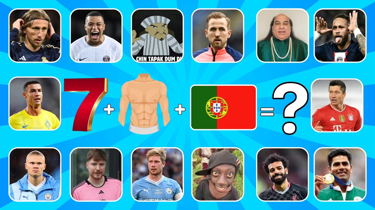 Can YOU Guess the Footballer by Their Song, Number, Emoji, Flag?
