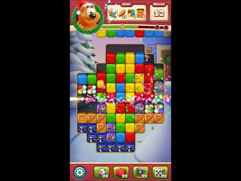 Toon Blast Level 6112 - NO BOOSTERS 🐻🐺🐱 | SKILLGAMING ✔️