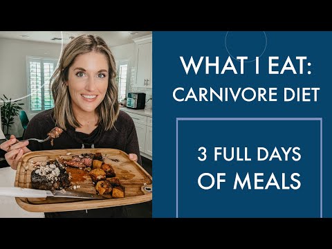 What I Eat: 3 Full Days of Eating on a Carnivore Diet