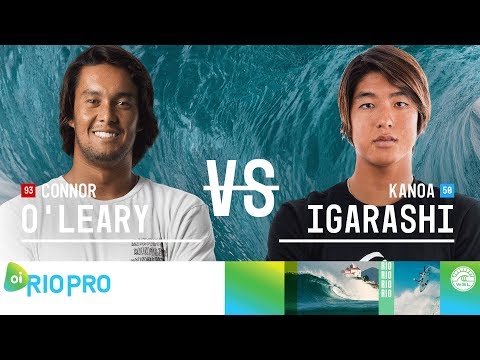 Connor O'Leary vs. Kanoa Igarashi - Round Two, Heat 12 - Oi Rio Pro 2018