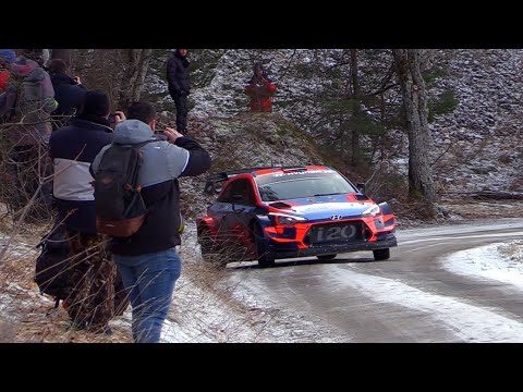 Tests Thierry Neuville - Rallye Monte Carlo 2020 - Tricky conditions [HD]
