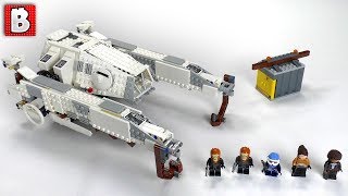 YouTube thumbnail: LEGO Star Wars Imperial AT-Hauler Review! | SOLO Movie Set 75219