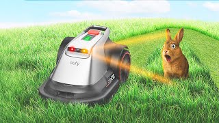 The Eufy E18 Robot Lawn Mower has AI and FSD?