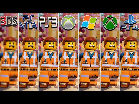 The Lego Movie Videogame (2014) 3DS vs PS Vita vs PS3 vs XBOX 360 vs PC vs XBOX ONE vs PS4 Pro