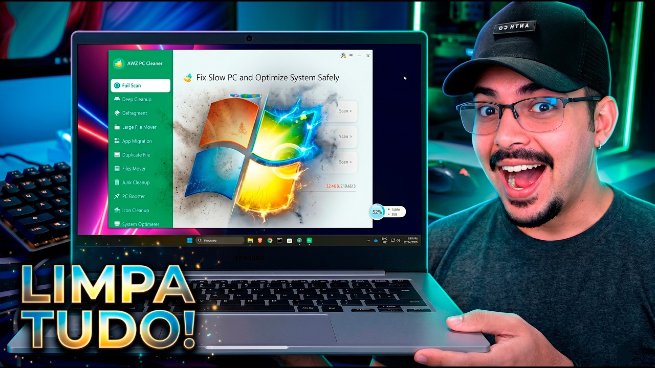 PC Lento? Como Limpar e Acelerar o Windows com AWZ PC Cleaner!
