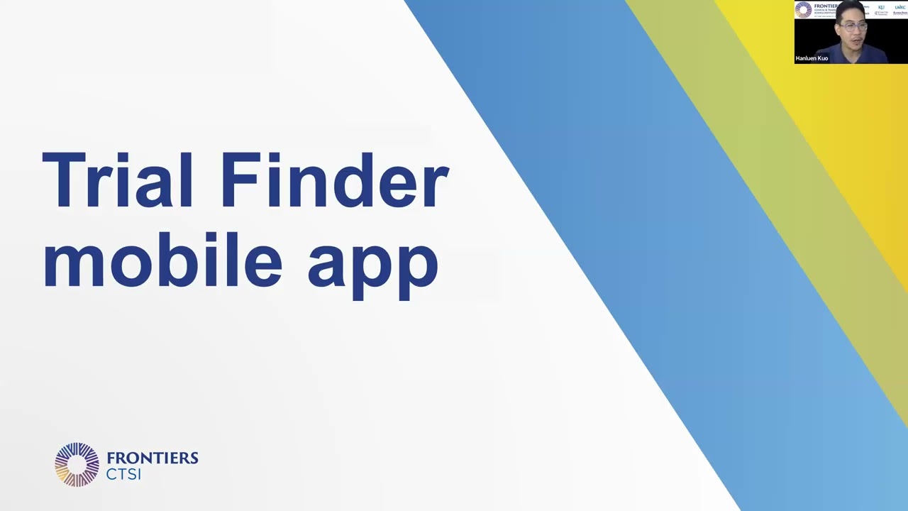 Frontiers CTSI Clinical Trial Finder