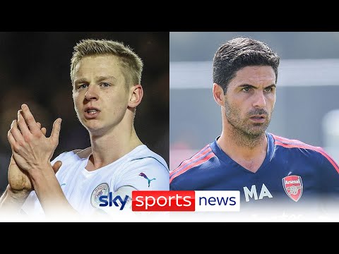 Mikel Arteta describes Oleksandr Zinchenko as "an exceptional footballer" ahead of £32m move