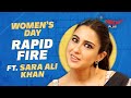 Sara Ali Khan answers Rapid Fire questions | Women's Day Special | Mirchi Plus