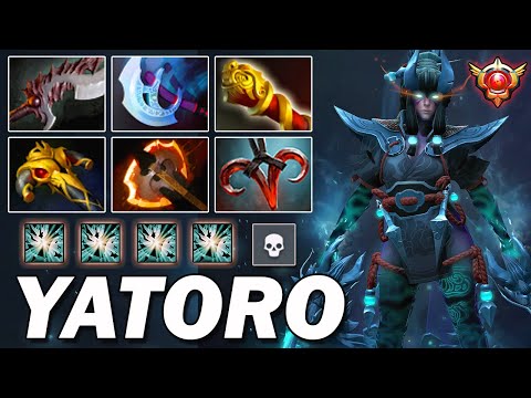 Yatoro - Dominating Phantom Assassin Carry Gameplay | 7.38b Dota 2 IMMORTAL RANK!