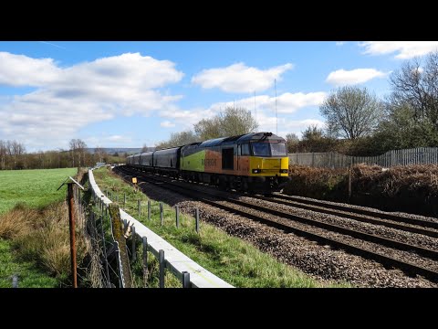 GBRf Class 60 No. 60002 on 6E09 Liverpool Biomass Tml - Drax Aes @ Moss Lane on 25.03.19 - HD