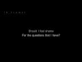 In Flames - Crawl Through Knives [Lyrics in Video]