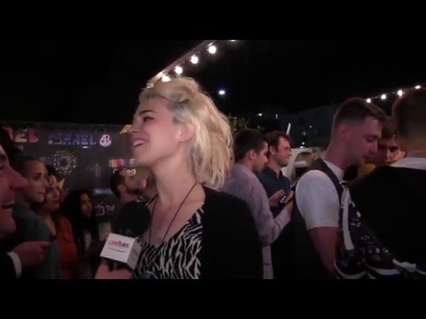 ESCKAZ in Tel Aviv: Meeting Rykka (Switzerland) on the red carpet