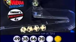 2015 05 29 Mega Millions Numbers and draw results