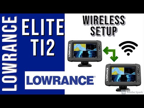 Lowrance Elite Ti2 wireless setup between two units. Screen Sharing. #lowrance #wireless #setup