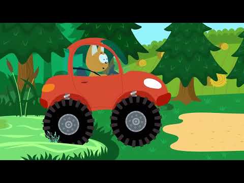 Kitty and the Magic Garage  - Swamp adventure   - cars cartoons