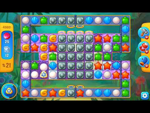 Fishdom 2021 - Level 4980   #Playrix #Fishdom #gaming