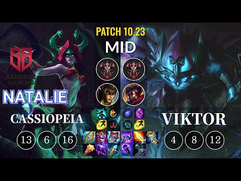 SB Natalie Cassiopeia vs Viktor Mid - KR Patch 10.23