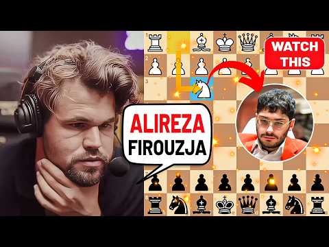 Magnus Carlsen Plays an Intense Game Against Alireza Firouzja!