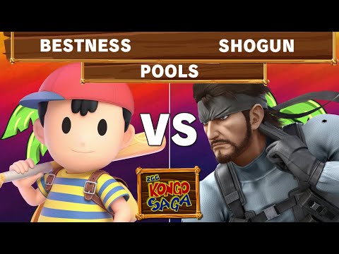 2GG Kongo Saga - BestNess (Ness) VS GW | Shogun (Snake) - Smash Ultimate - Pools