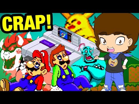 Super Nintendo 54-in-1 BOOTLEG CRAP CARTRIDGE - ConnerTheWaffle