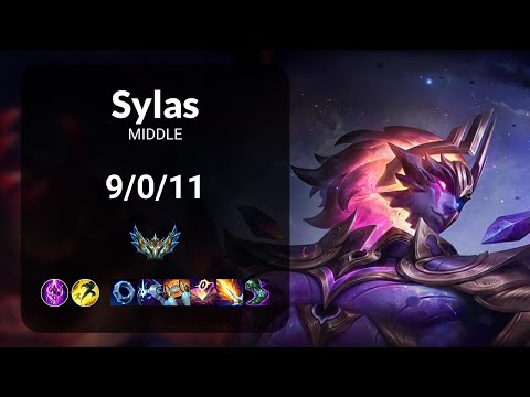 Sylas vs Corki MIDDLE - KR CHALLENGER Patch 14.22