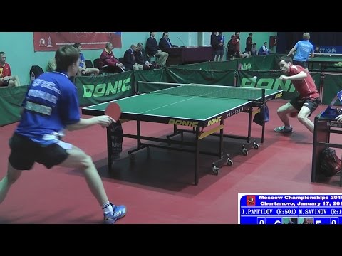 Ilya PANFILOV - Maxim SAVINOV Настольный теннис, Table Tennis
