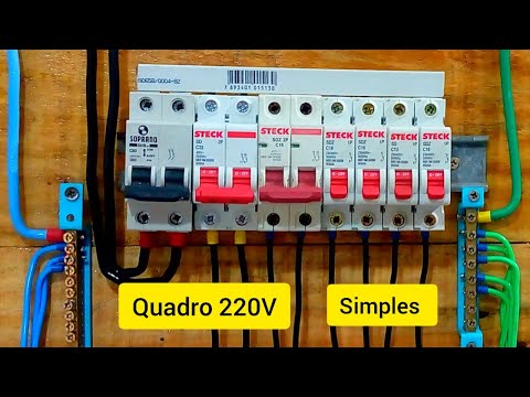 Como Instalar Quadro Bifásico 220V Simples