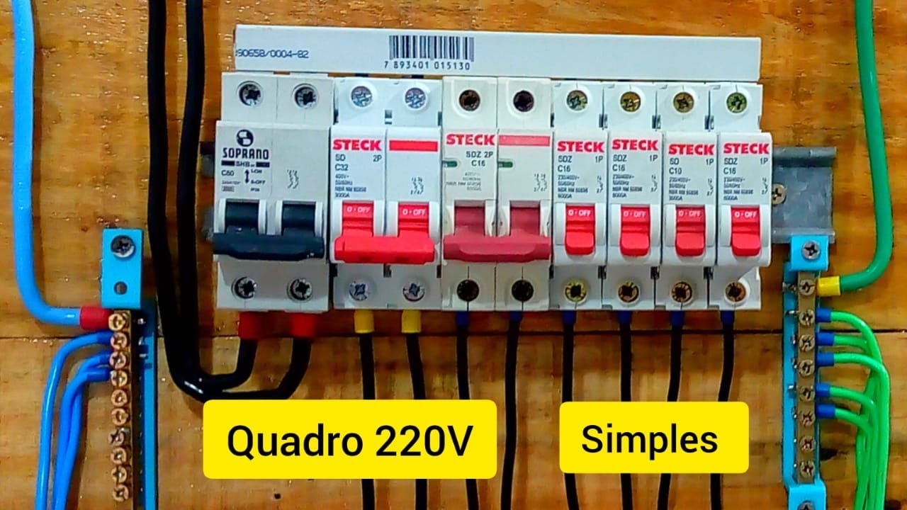 Como Instalar Quadro Bifásico 220V Simples