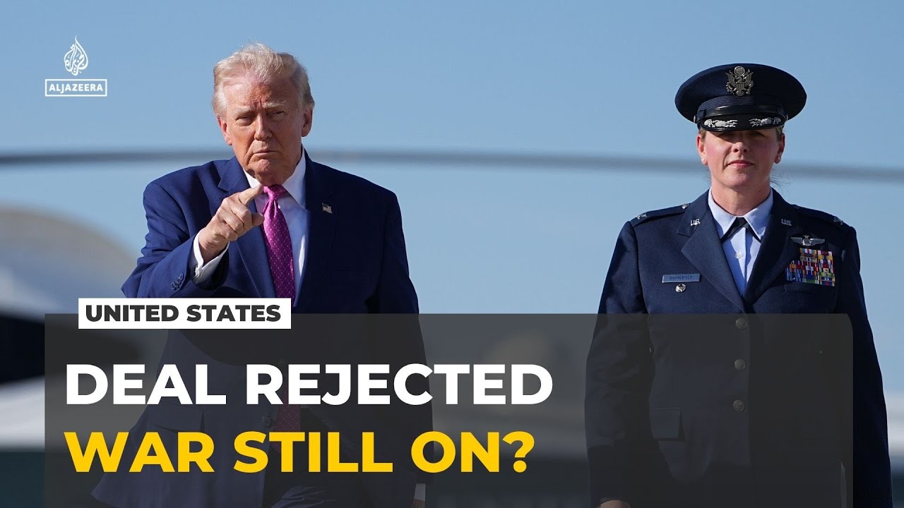 Trump rejects iran proposal, signals war could continue without congress approval