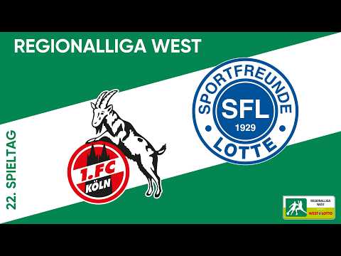 Intense duel in Cologne I 1. FC Köln II – SF Lotte I RL West