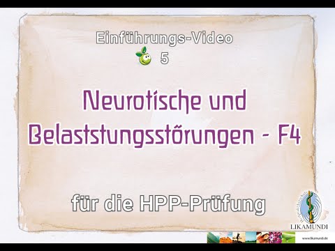 Neurotische und Belastungsstörungen F4 - Heilpraktiker für Psychotherapie