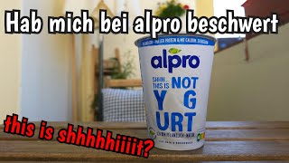 alpro SHHHH... NOT YOGURT im Test | Vergleich mit Soja Joghurt
