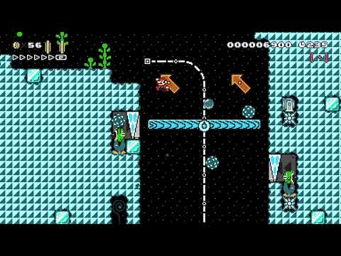 The Blue Elevator Is Attacked !! by DrFolAmour 🍄 Super Mario Maker 2 ✹Switch✹ #bkb