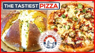LONDON YARD PIZZA –AHMEDABAD | Queen Cheese Pizza 🍕| Cream Cheese Garlic Bread | Ahmedabad Food Tour