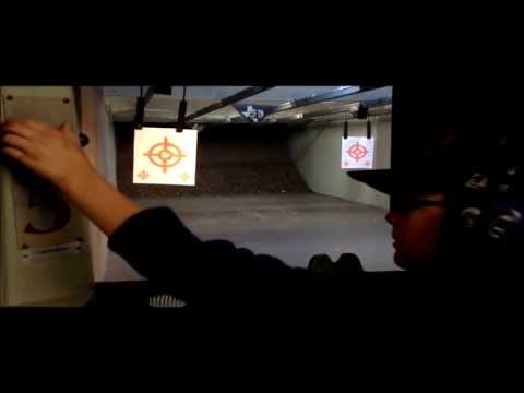 11 year old boy dominates at the gun range for his very first time!