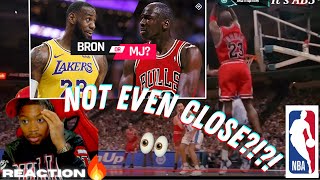 🔥MJ THE GOAT...IT&#39;S OVER!! Jordan Fan Reacts To | MJ Vs Lebron | The GOAT Debate!!😧