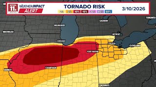 Live weather update: Severe storm threat for Toledo area Tuesday night