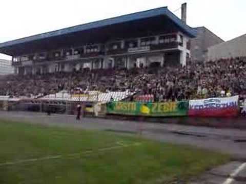 prawie Gol i doping "GKS, GKS... Jastrzębie.." GKS J.-Arka G