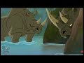 Tarzan Gets Hit By The Rhinos 2 Times