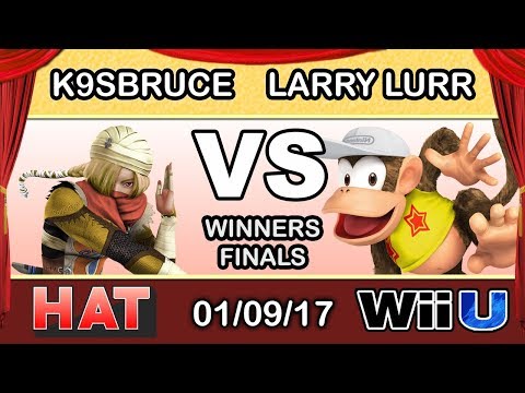 HAT 4 - K9sbruce (Sheik) Vs. MSF | Larry Lurr (Diddy Kong) Winners Finals - Smash 4