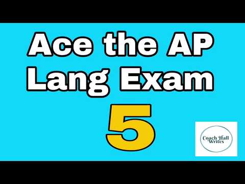 How to Pass the AP Lang Exam | Tips from an AP Teacher | Coach Hall Writes