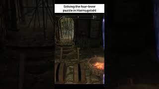 How to Solve the Harmugstahl Lever Puzzle | Skyrim: Anniversary Edition #funnyclips #skyrimmods
