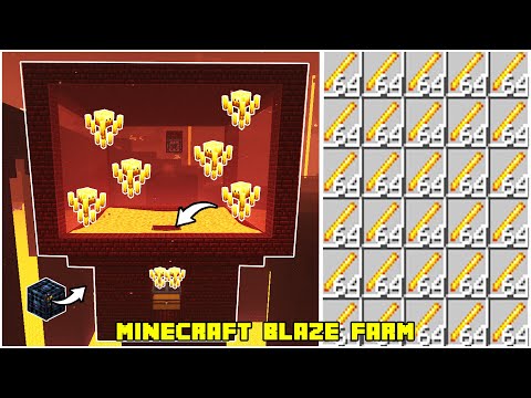 BLAZE FARM !!! Minecraft Blaze Farmı Nasıl Yapılır ? l Minecraft Blaze Farm Tutorial
