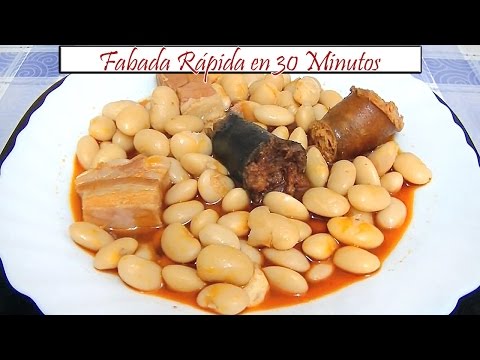Fabada rápida en 30 minutos | Receta de Cocina en Familia