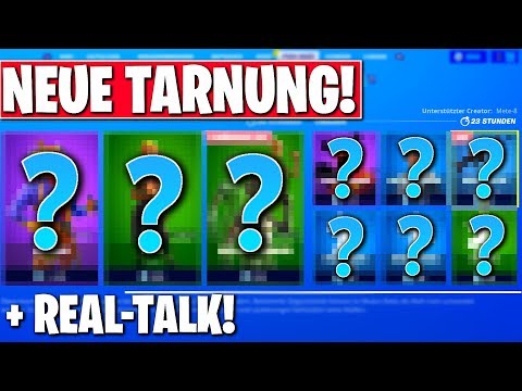 ❌Neue TARNUNG + REALTALK über Fortnite SHOP!!😱